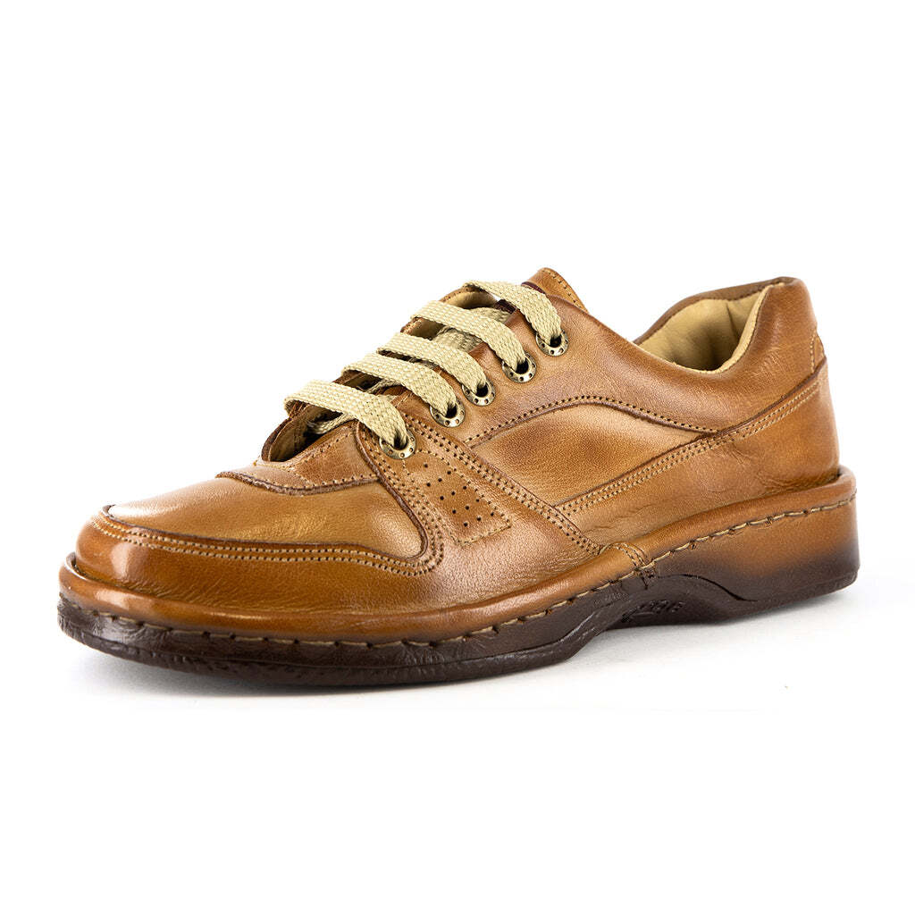 3732430428.jpg Melisizwa : Terracotta Buffalo Leather Shoes - Image 1