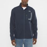 Jeep Funnel Neck Soft Shell Jacket Navy