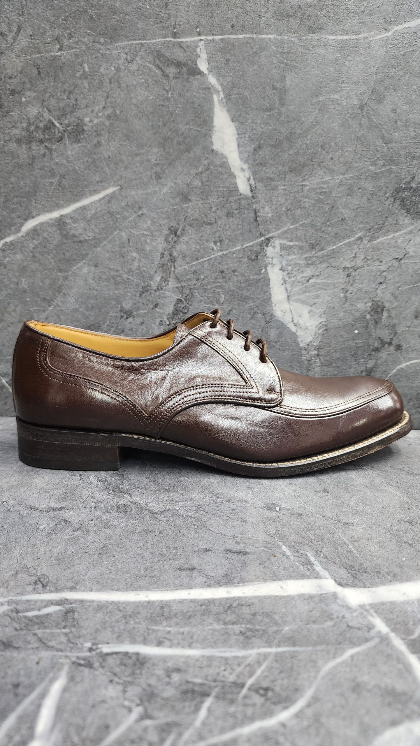 4509244509.jpg Crockett & Jones Glace Kid Brown - Image 1