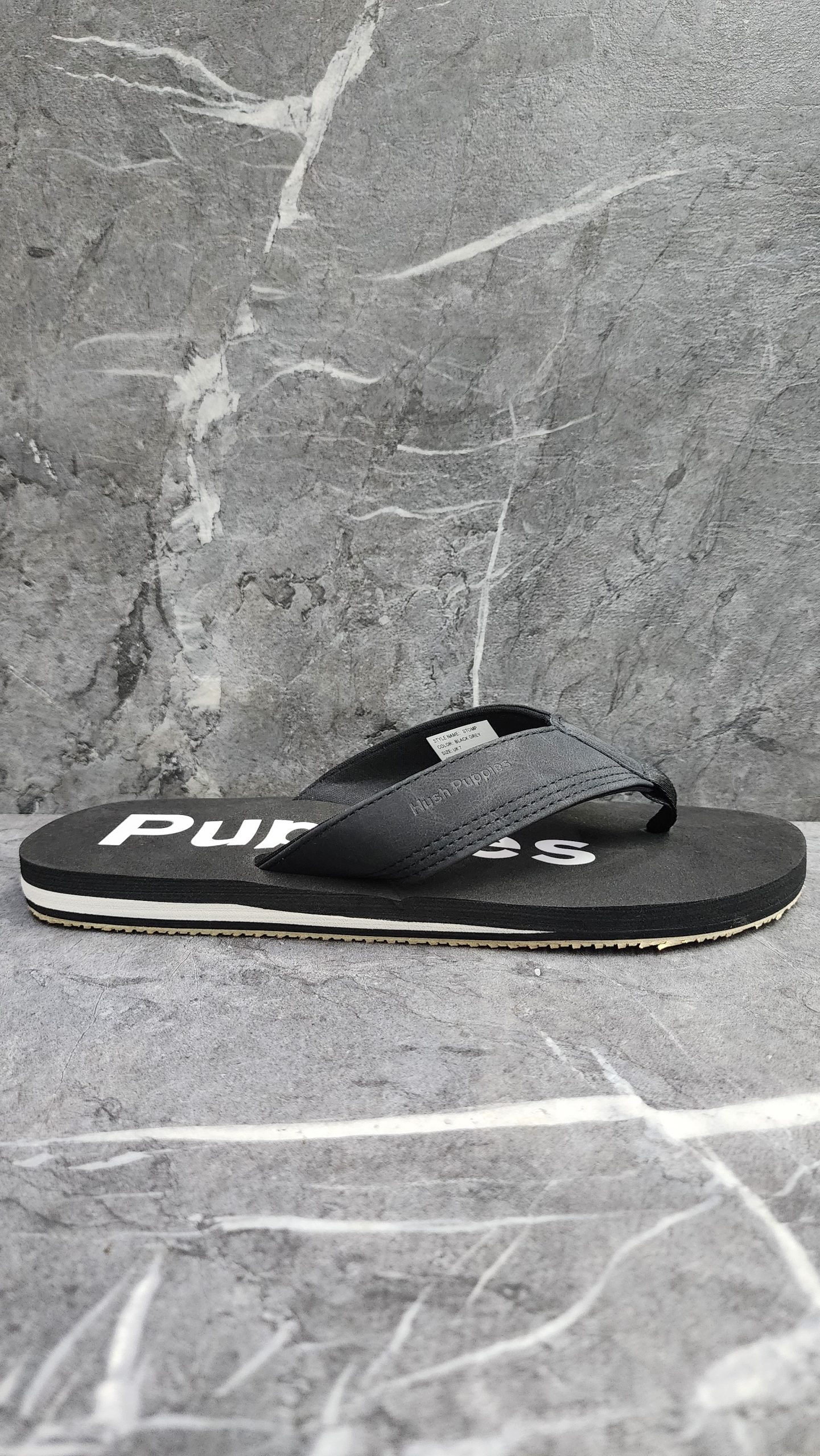 4536052000.jpg Hush Puppies Stomp Black - Image 1