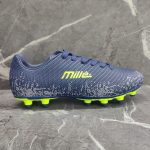 Mille Emiliano Youths Navy / Lime Soccer Boot