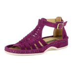 Fassie Madrid Suede Sandal in Cerise