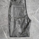Leather Jeans Black