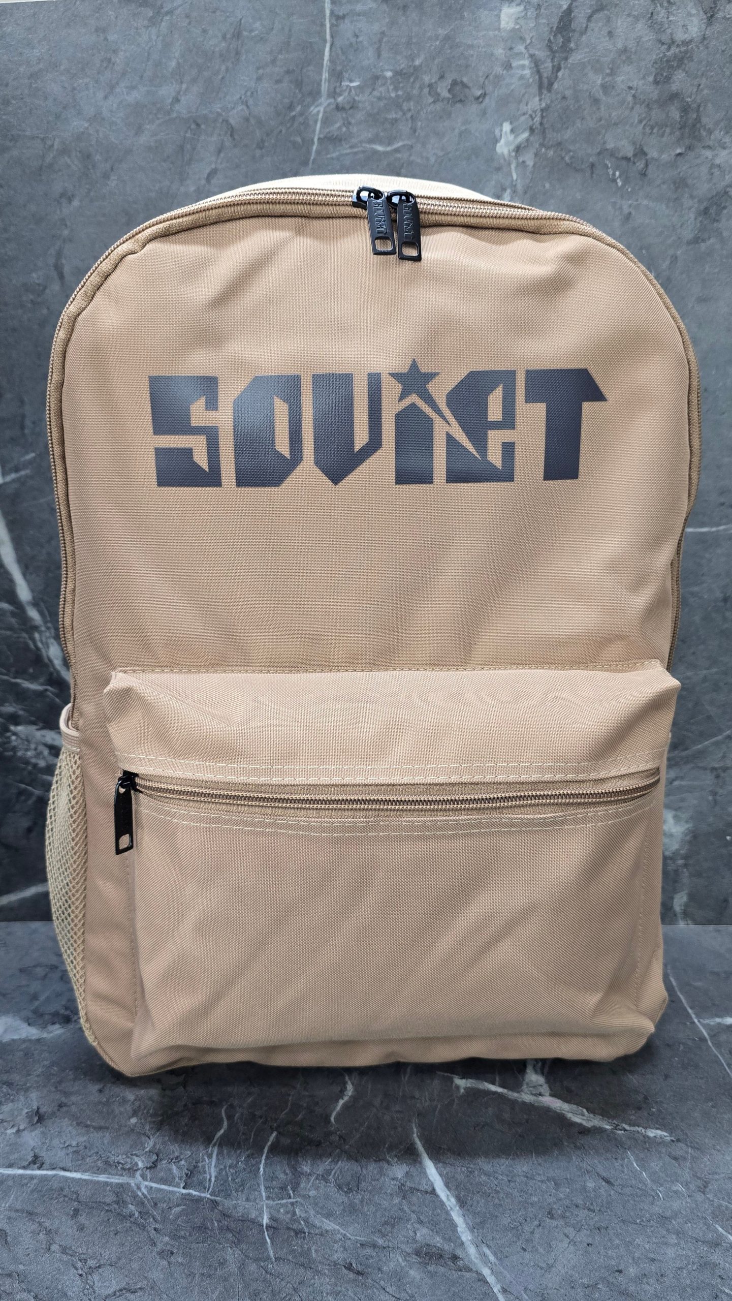 5048875656.jpg Soviet Venom Tan / Chocolate Backpack - Image 1