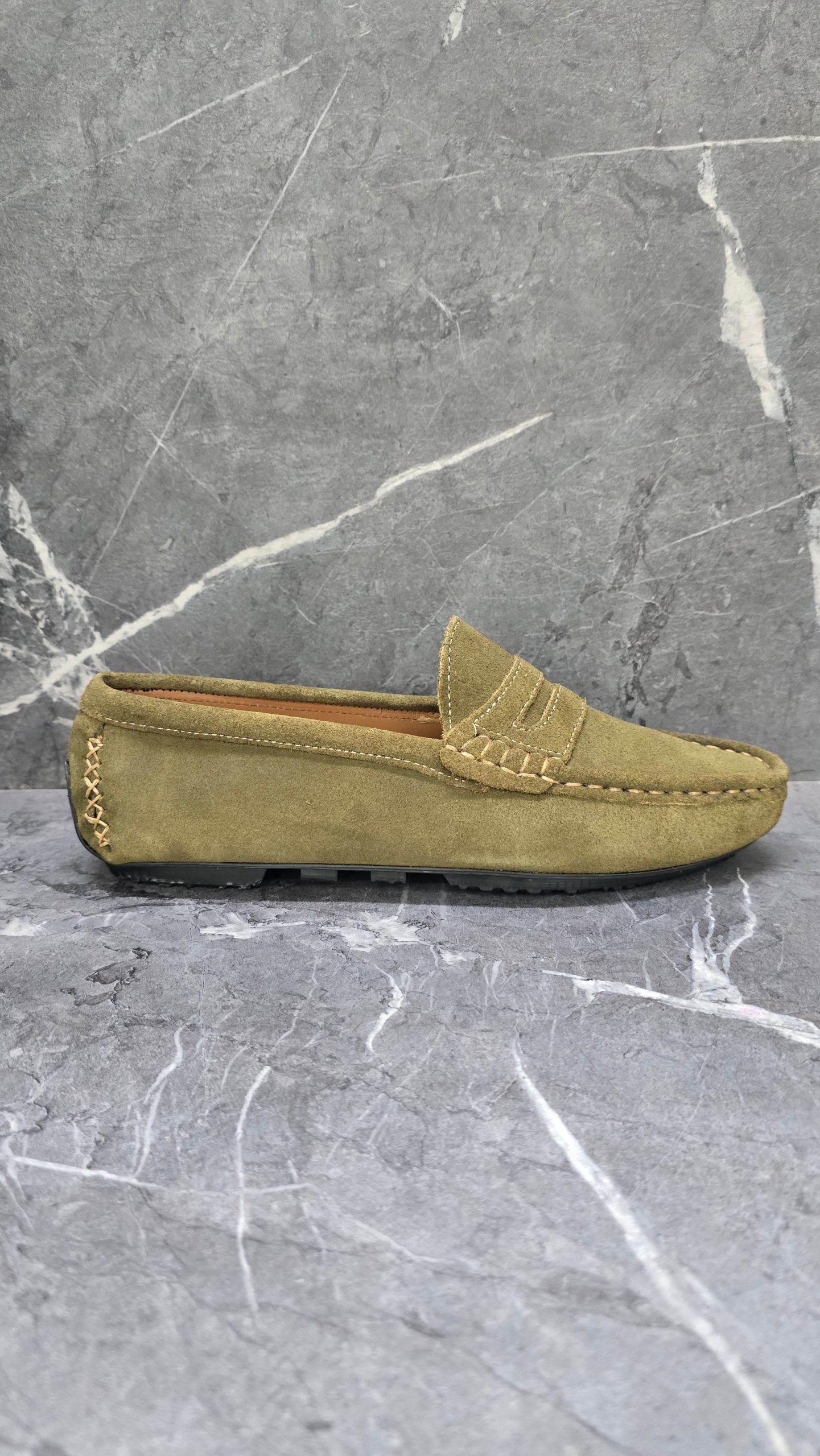 5158286956.jpg Modway Drivers Olive Suede - Image 1