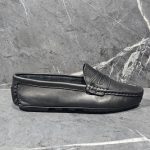 Modway Drivers Black Leather