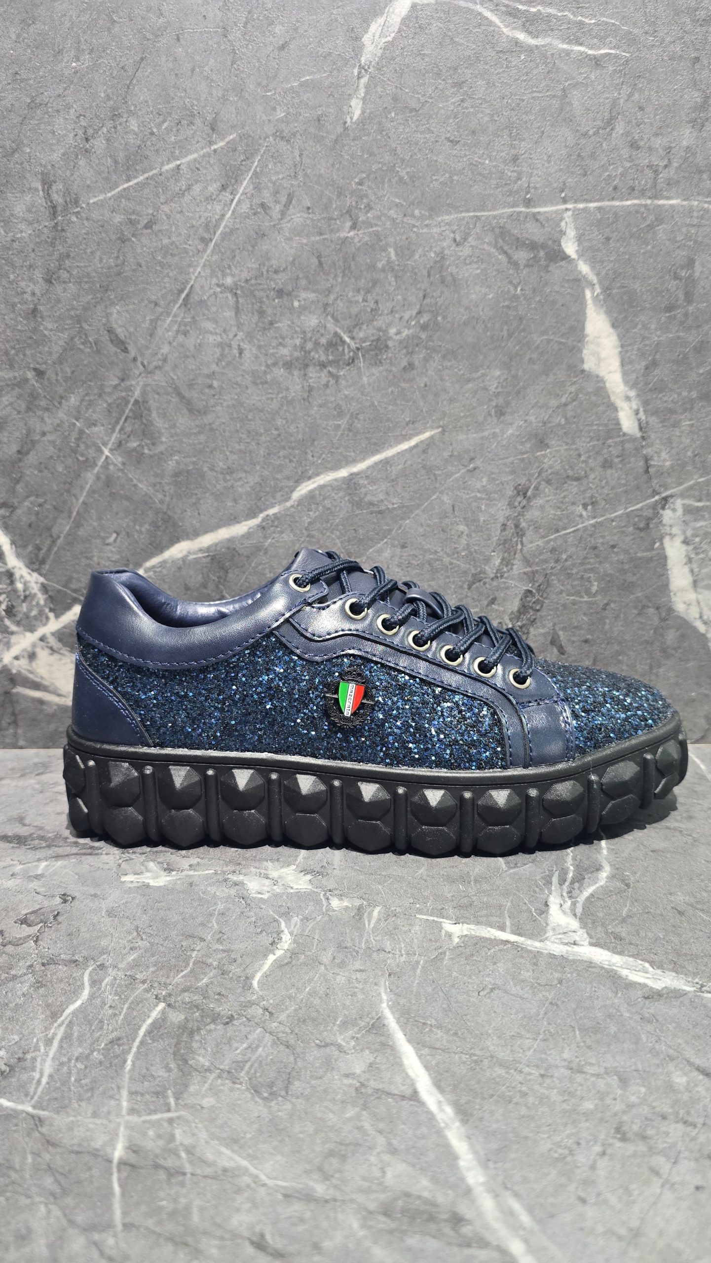 5513470283.jpg Mazarata Pigale 10 Rhinestone Navy - Image 1